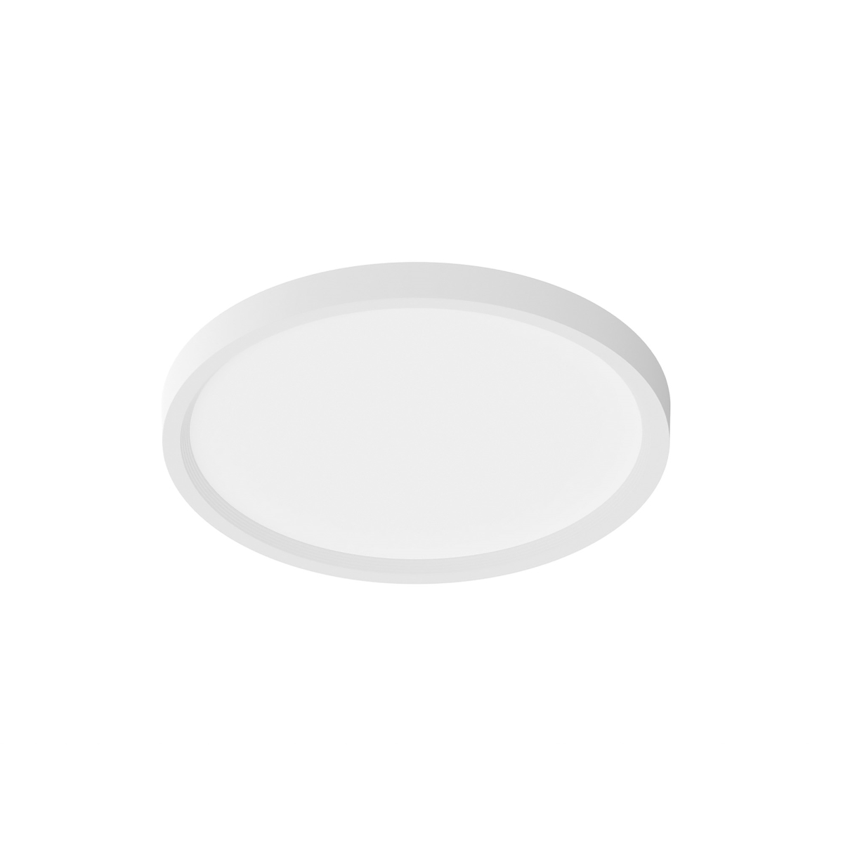 Nora Lighting NLOS-R7TWMPW 7 in. SURF Round LED Surface Mount with Selectable CCT, 1350 lm, 14W, Matte Powder White Finish