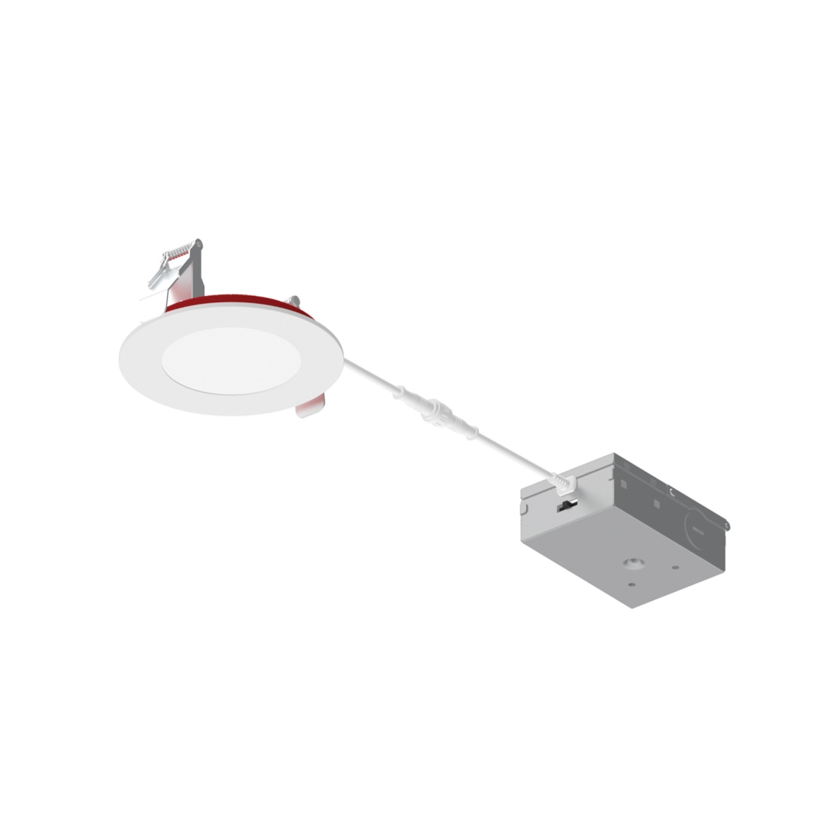 Nora Lighting NFRC-R4W1TWMPW 4 in. Fire-Rated Can-Less Recessed LED Downlight