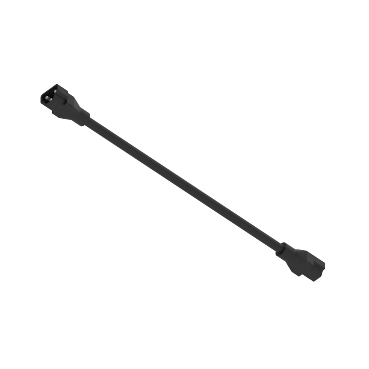 Nora Lighting NUDA-JC06B 6 in. Jumper Cable for NUDA, Black Finish
