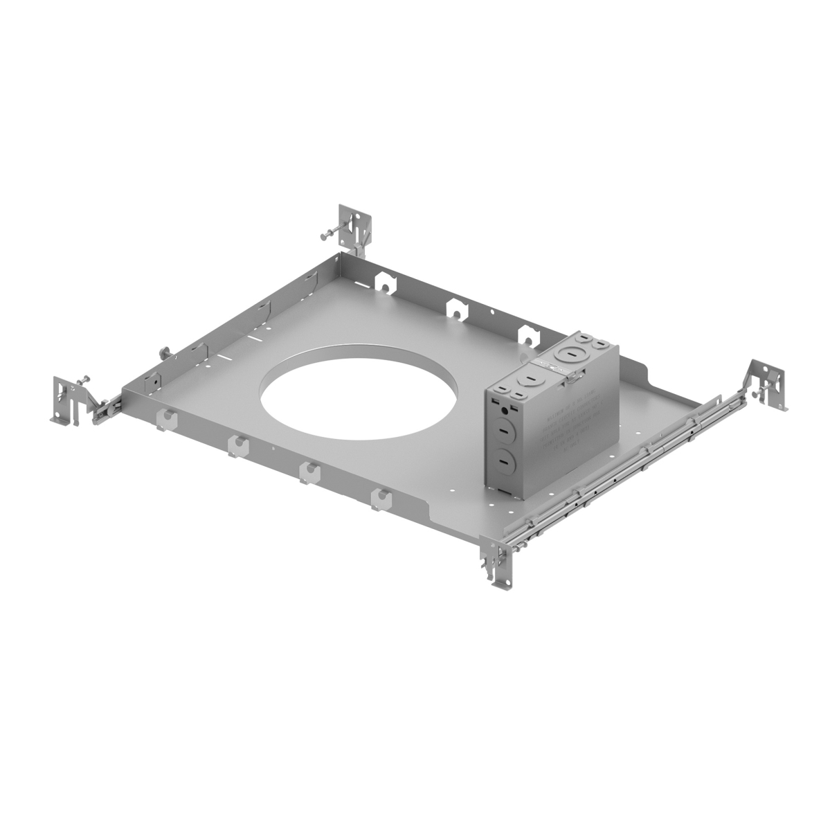 Nora Lighting NQZ2-6R-F 6 in. Construction Frame-in with Junction Box & Collar for Can-less Downlights