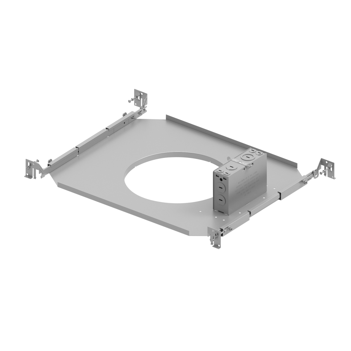 Nora Lighting NQZ2-8S-F Construction Frame-in with Junction Box & Collar for NQZ2-86TWTW