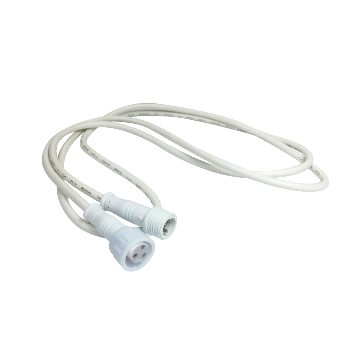Nora Lighting NFRC-EW-20 20 ft. Quick Connect Linkable Extension Cable for Fire Rated Wafer NFRC-R4 & NFRC-R6