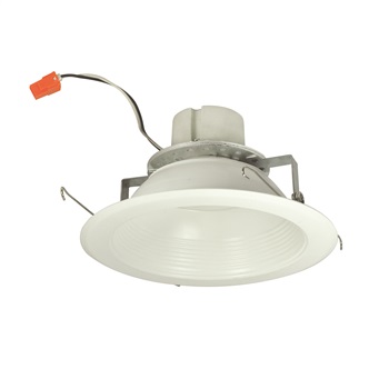 Cobalt LED Retrofit Baffle Trim - White - 6 in. - 1000 Lumen Output