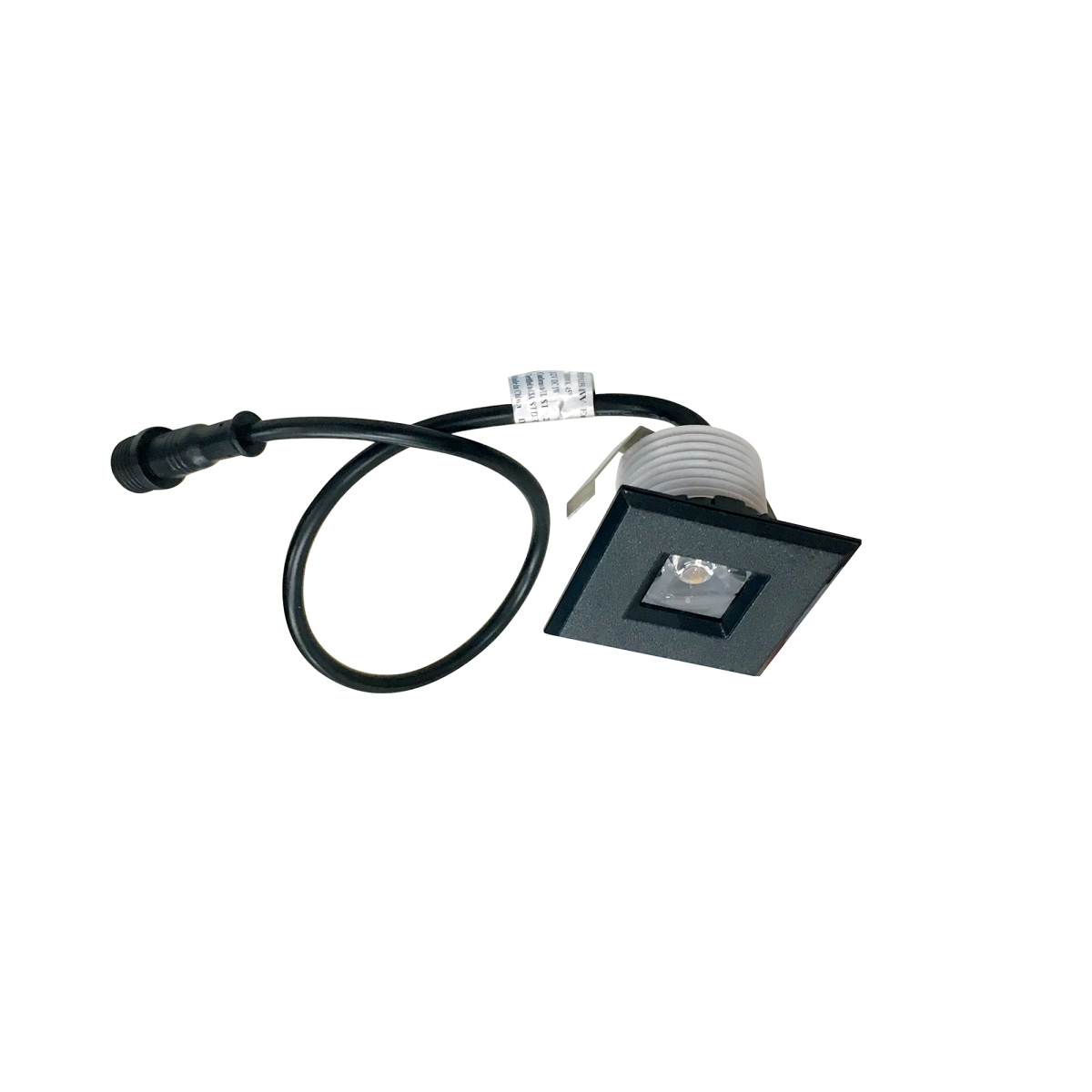 Nora Lighting  1 in. 2700K M1 LED Miniature Recessed Downlight with 2 Black & 2 White Plastic Trims