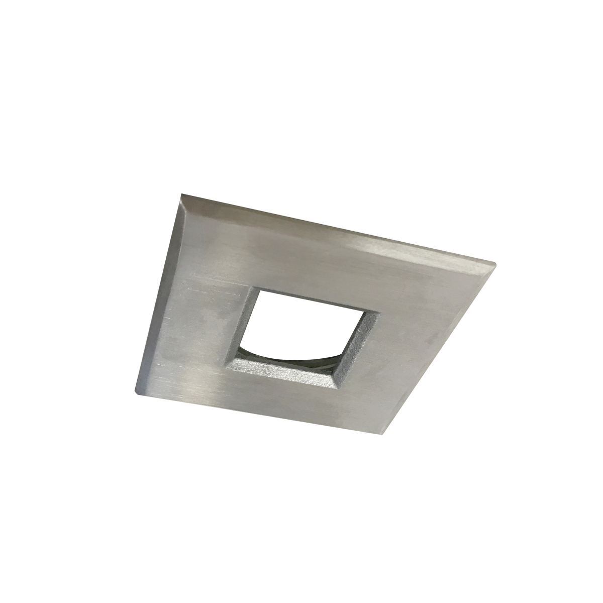 Stainless Steel Square Trim - Brushed Nickel - 1 in. - Elegant Design