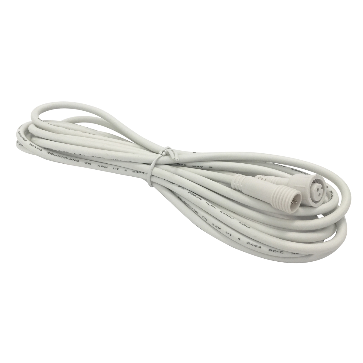 Nora Lighting NM2-EW-10 2 in. 20 ft. Quick Connect Linkable Extension Cable for M2 Mini Recessed Series