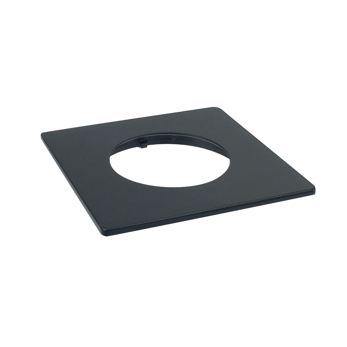 Nora Lighting NM2-2SGTB 2 in. M2 Square Trim Ring for NM2-2RG Round Gimbal, Matte Black