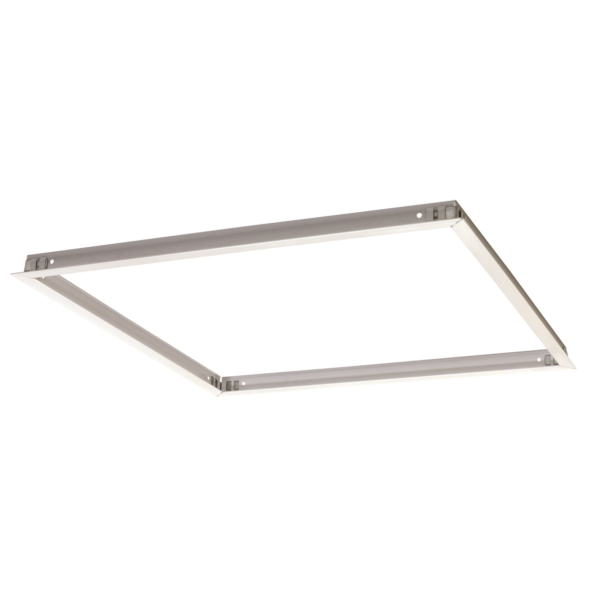 Nora Lighting NPDBL-22RFK-W 2 x 2 in. LED Edge-Lit & Back-Lit Panel for Recessed Mounting Flange Kit, White