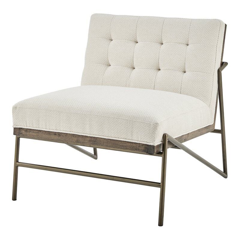 1250033-276 Marlow Fabric Accent Chair, Cardiff Cream -  New Pacific Direct