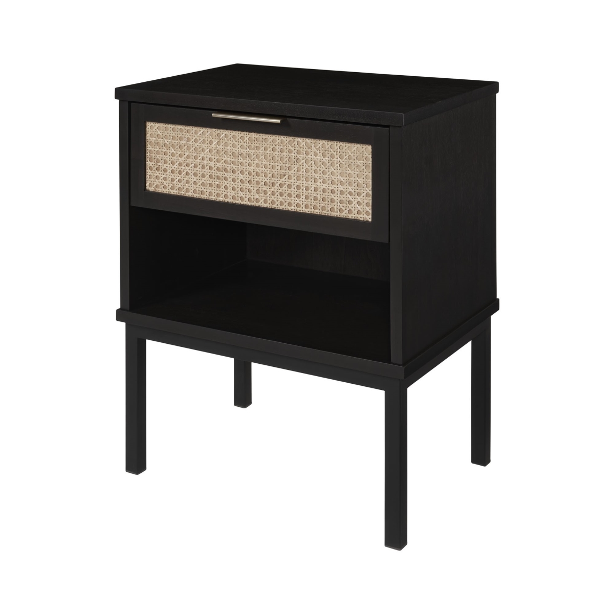 Pacific Direct 8000063-B Caine Rattan Night Stand & Side Table