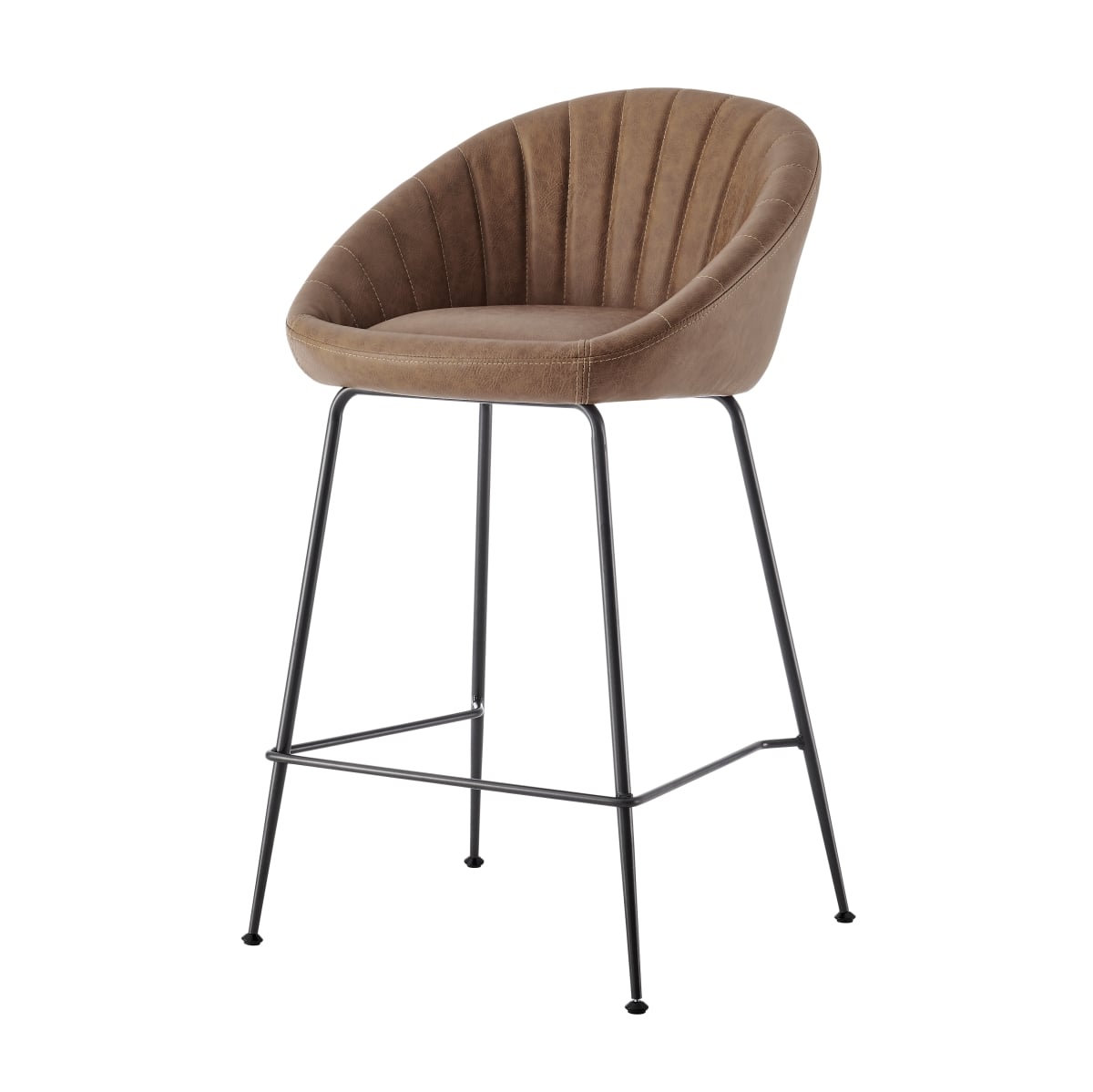 Pacific Direct 9300161-595 Watson PU Counter Stool - Set of 2