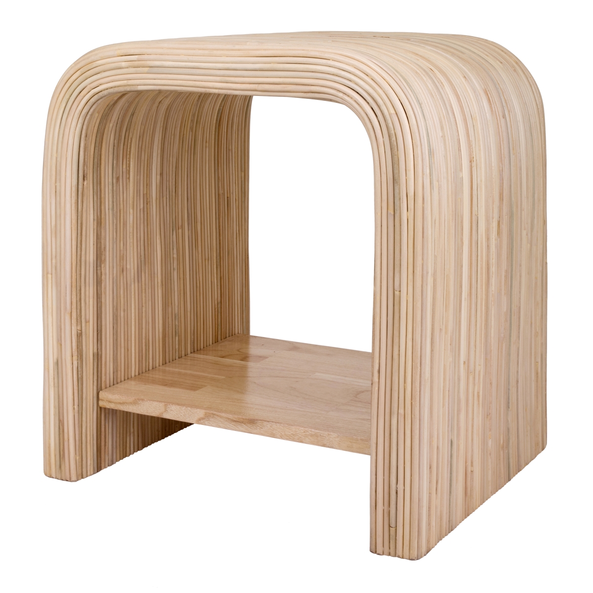 Pacific Direct 3100008 Kyran Rattan Side & End Table, Natural
