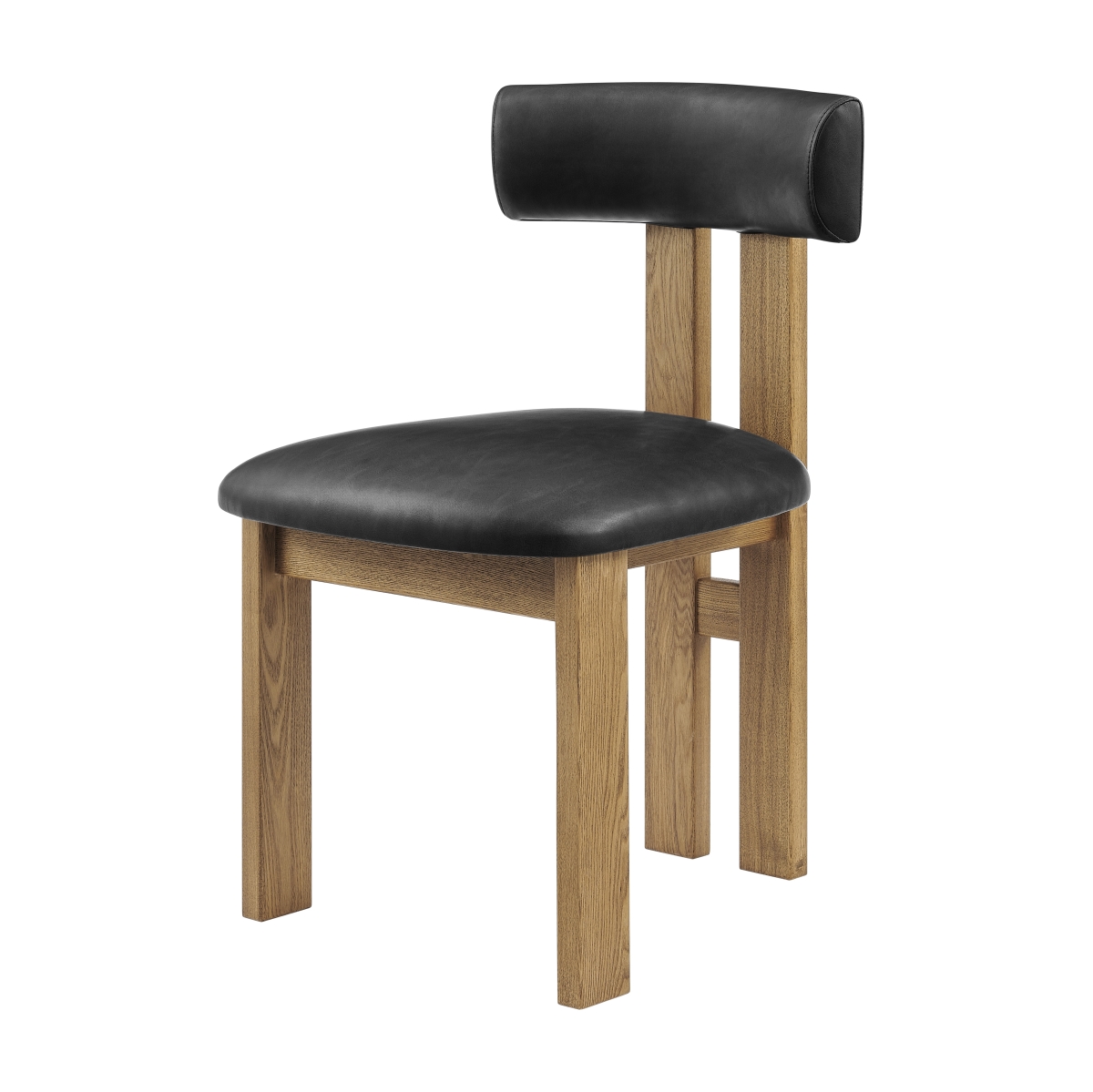 Pacific Direct 3900132-662 Hailey PU Dining Side Chair, Casa Black, Set of 2