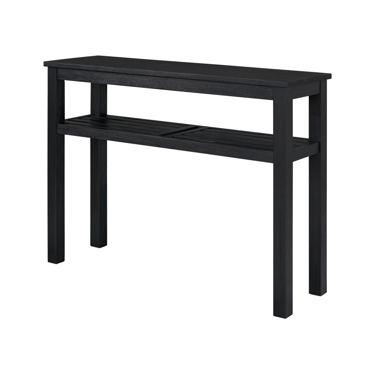 Pacific Direct 801431-434 Tiburon Console Table with Shelf - Alto Black