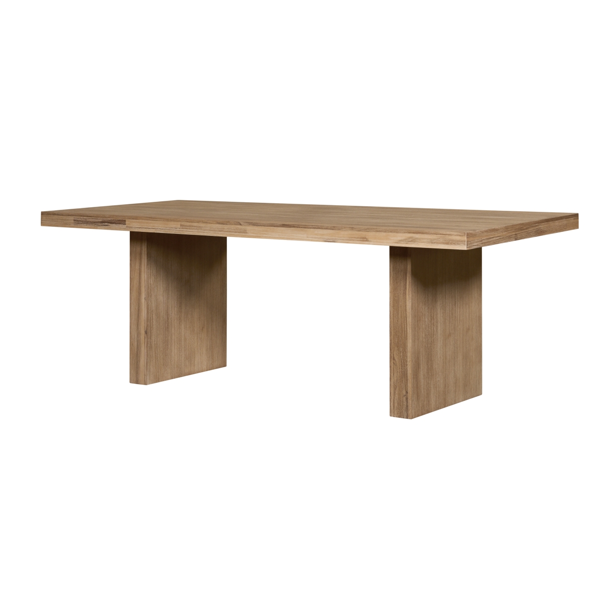 Pacific Direct 8000099-85 84 x 39.50 x 30 in. Zerano Dining Table, Brushed Smoke