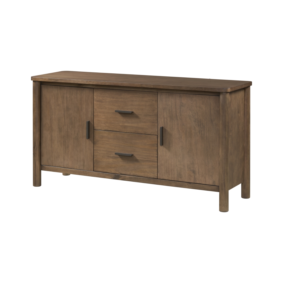 Pacific Direct 8000073-DKW 60 x 18 x 32 in. Bloomfield Sideboard with 2 Drawers & 2 Doors, Dark Walnut