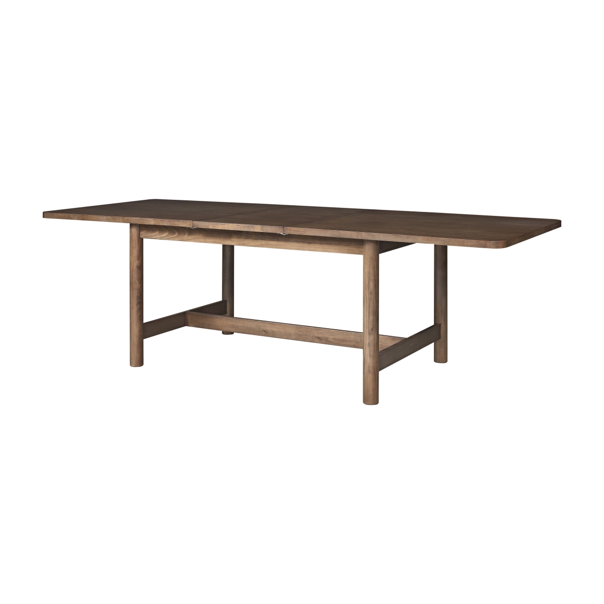 Pacific Direct 8000075-DKW 80 x 39.50 x 30.50 in. Bloomfield Butterfly Dining Table with 20 in. Extension, Dark Walnut