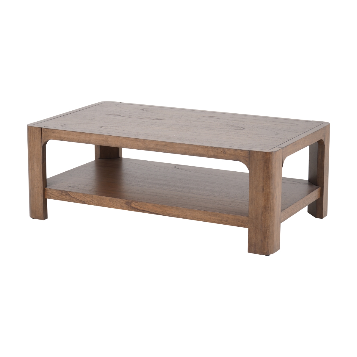 Pacific Direct 3600003-WT 48 in. Trevin Rectangular Coffee Table - Walnut