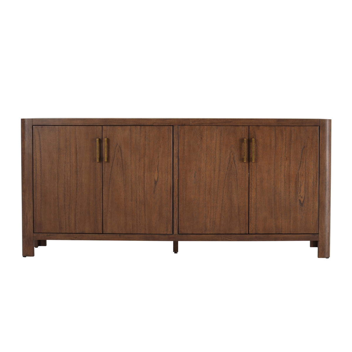 Pacific Direct 3600005-WT 72 x 19 x 32 in. Trevin Buffet with 4 Doors, Walnut
