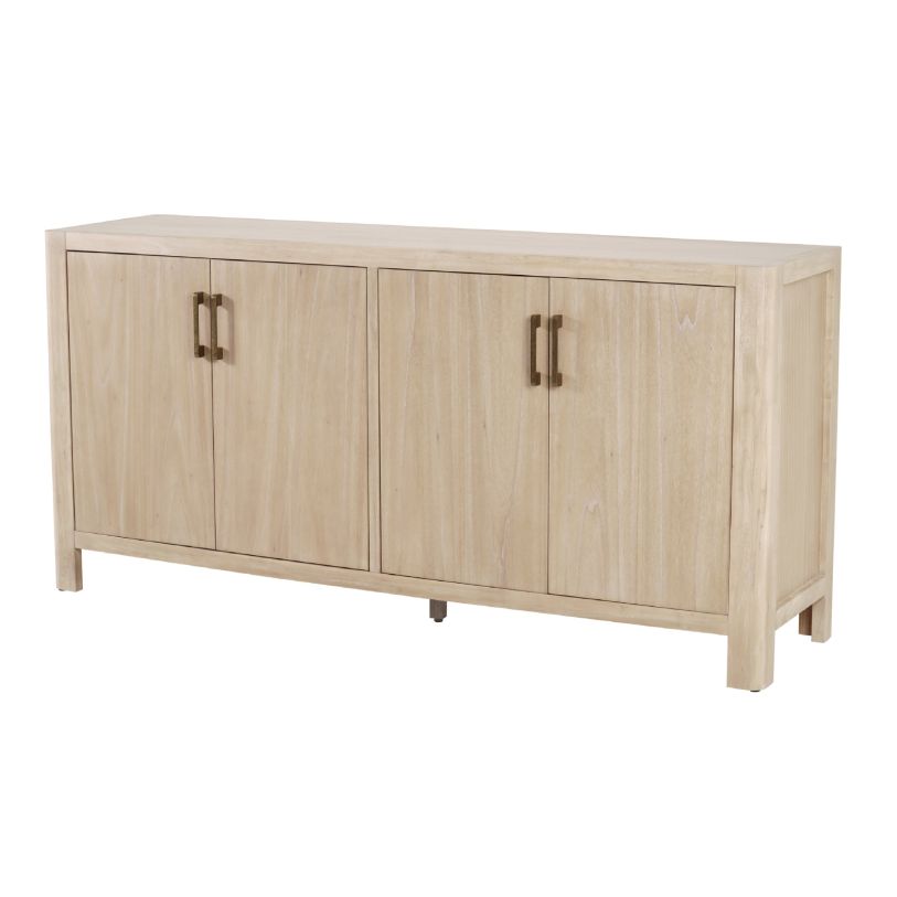 Pacific Direct 3600005-SD Trevin Buffet 4 Doors, Weathered Sand