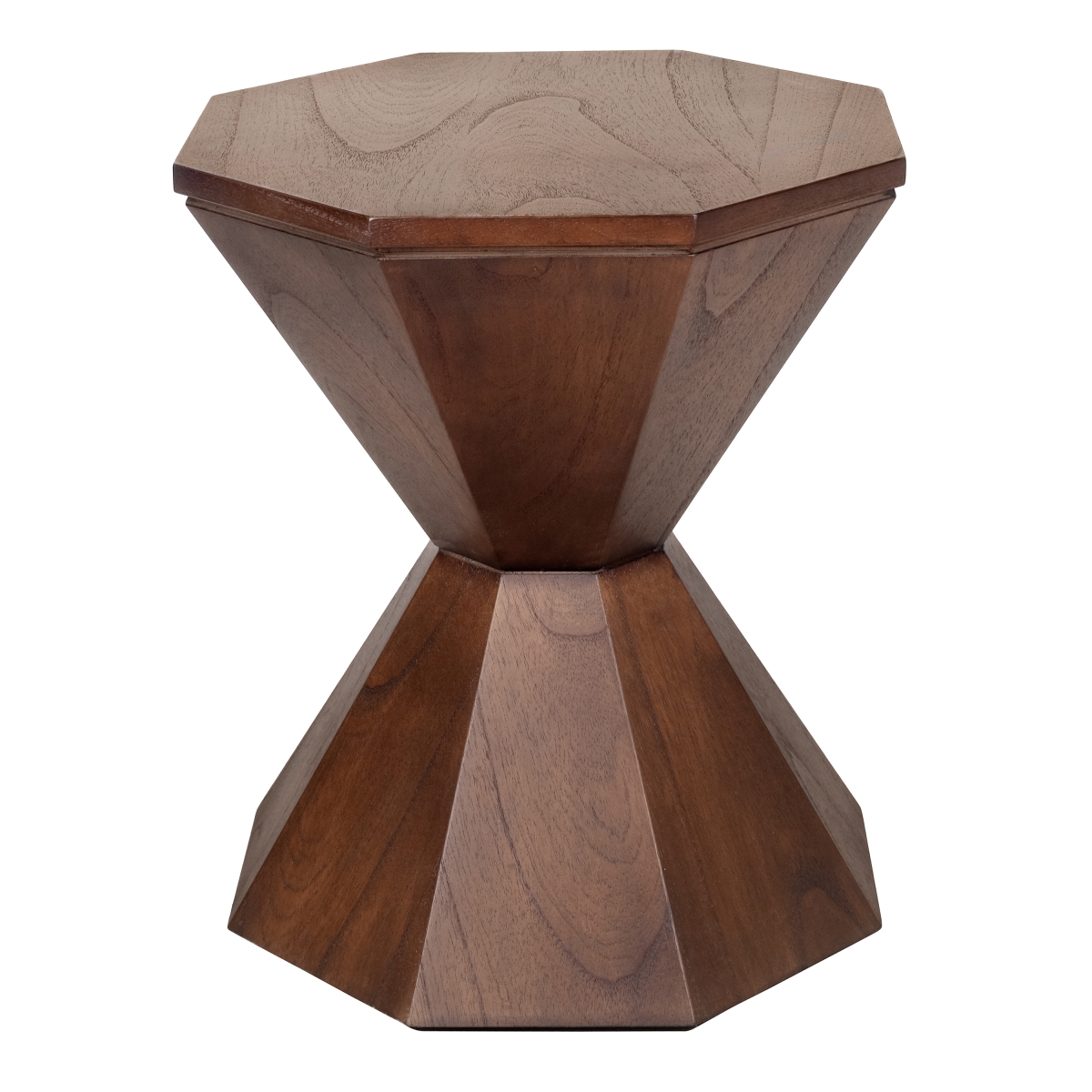 Pacific Direct 1270043-WL 18 x 18 x 22 in. Muska Side & End Table, Walnut