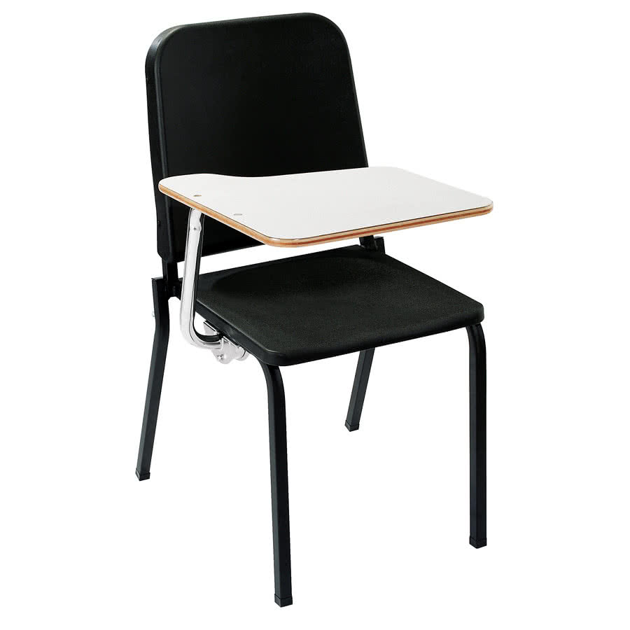 8210-TA82R or 8210-TA82L Right Tablet Desk Arm for Melody Stack Chair, Black