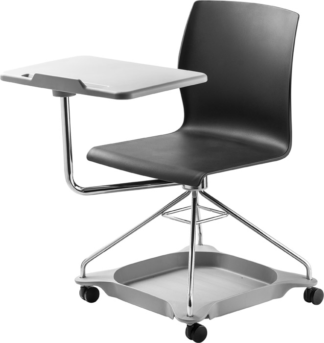 Picture of National Public Seating COGO-10 Chair on the Go&#44; Black & Chrome
