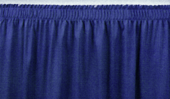 SS16-10 16 in. Stage Shirred Pleat Skirting - Black