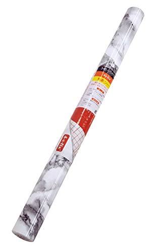 17 x 78 in. Decorative Self Adhesive Film, Marble White