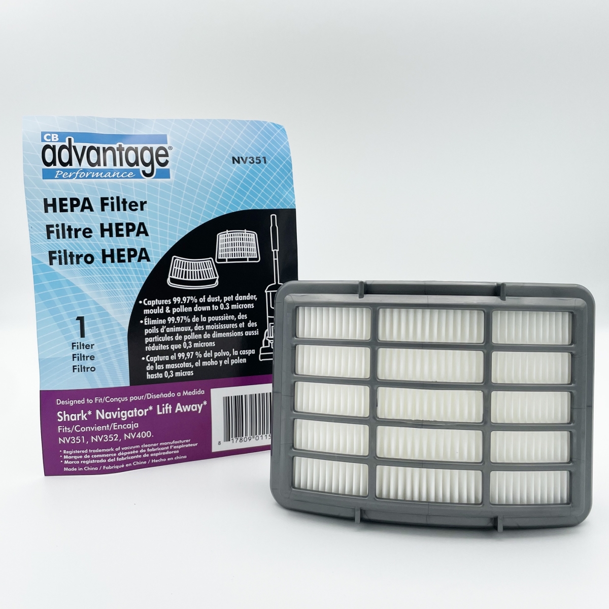 NV351 Shark Lift Away HEPA Replacement Filter