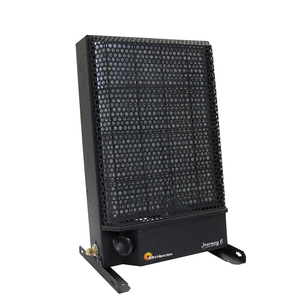 14 in. 6000 BTU Catalytic Heater, Black