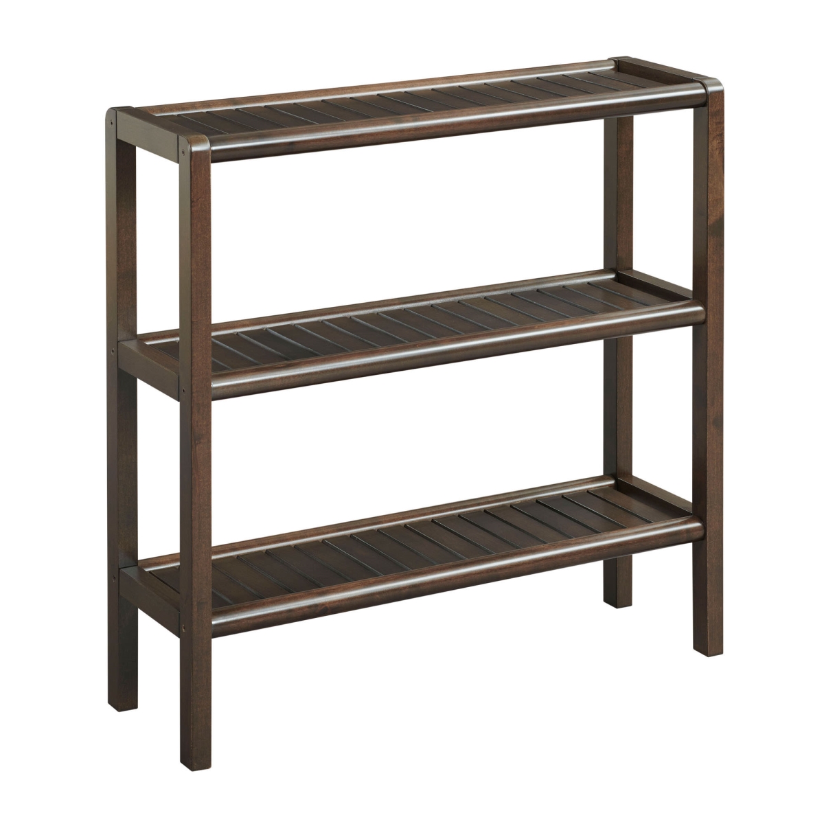 Picture of NewRidge Home Goods 2207-ESP 3 Tier Home Solid Wood Abingdon Console&#44; Stand&#44; Bookcase & Shoe Rack