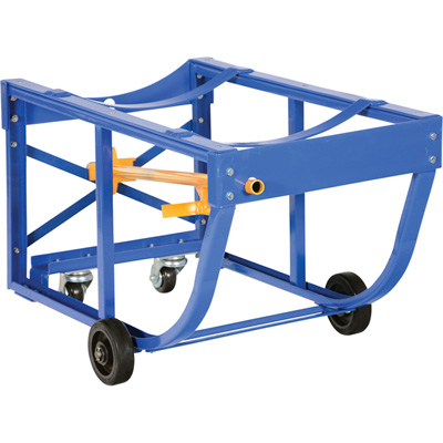 Economy Rotating Drum Cart with Polyolefin Wheels - 800 lbs
