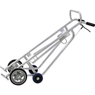 F83210A7F EZY-Roll Aluminum Drum Truck with Brake - 1000 lbs, 24 x 16 x 60 in.