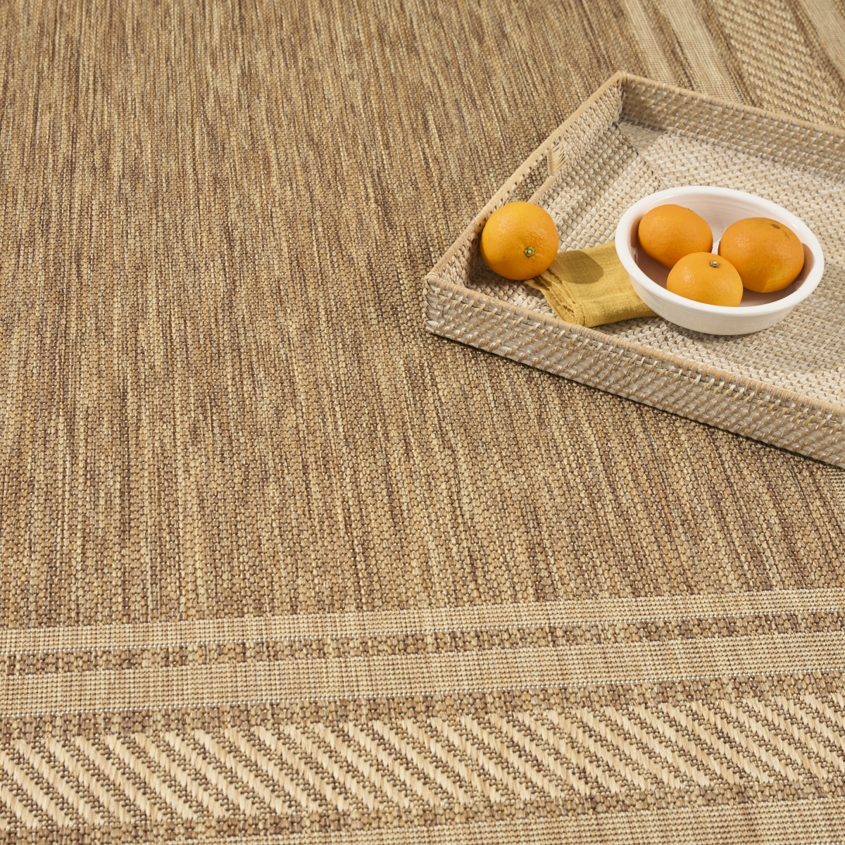 Picture of Nourison Home 841491128817 10 x 14 in. Indoor & Outdoor Horizon Modern Area Rug&#44; Natural