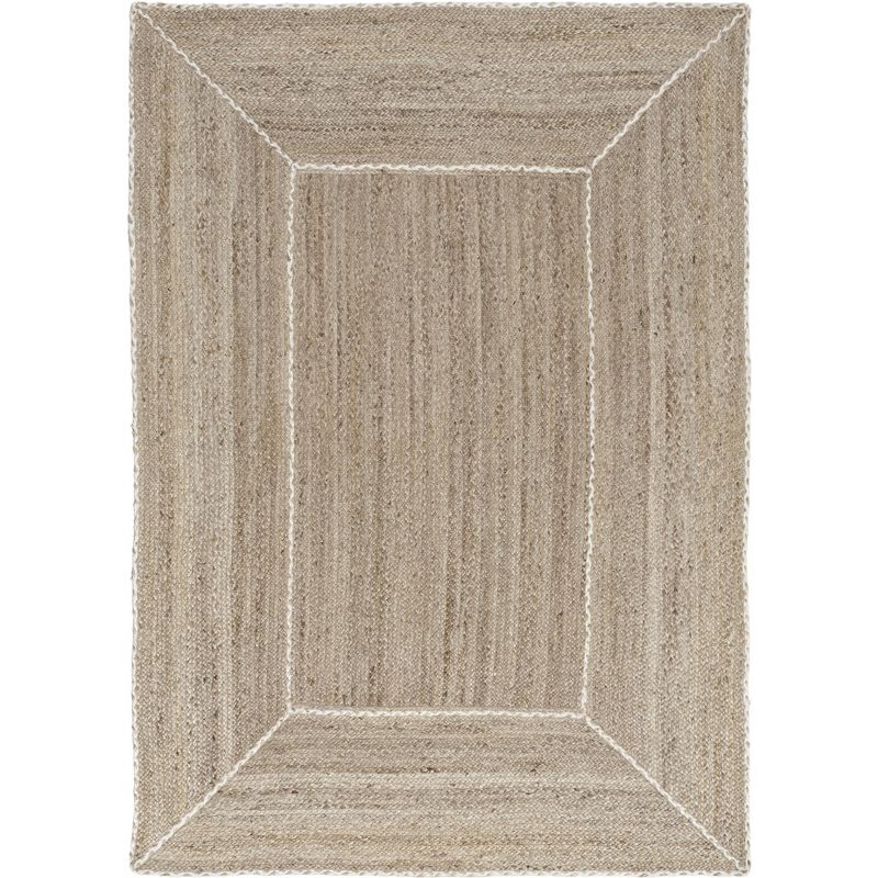 Picture of Nourison Home 841491148433 6 x 9 ft. Terrazzo Rectangle Jute Farmhouse Indoor Area Rug&#44; Natural Gray