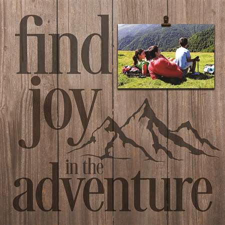 Picture of Artistic Reflections PA1057 14 x 14 in. Find Joy In the Adventure Wood Pallet Design Wall Art Sign