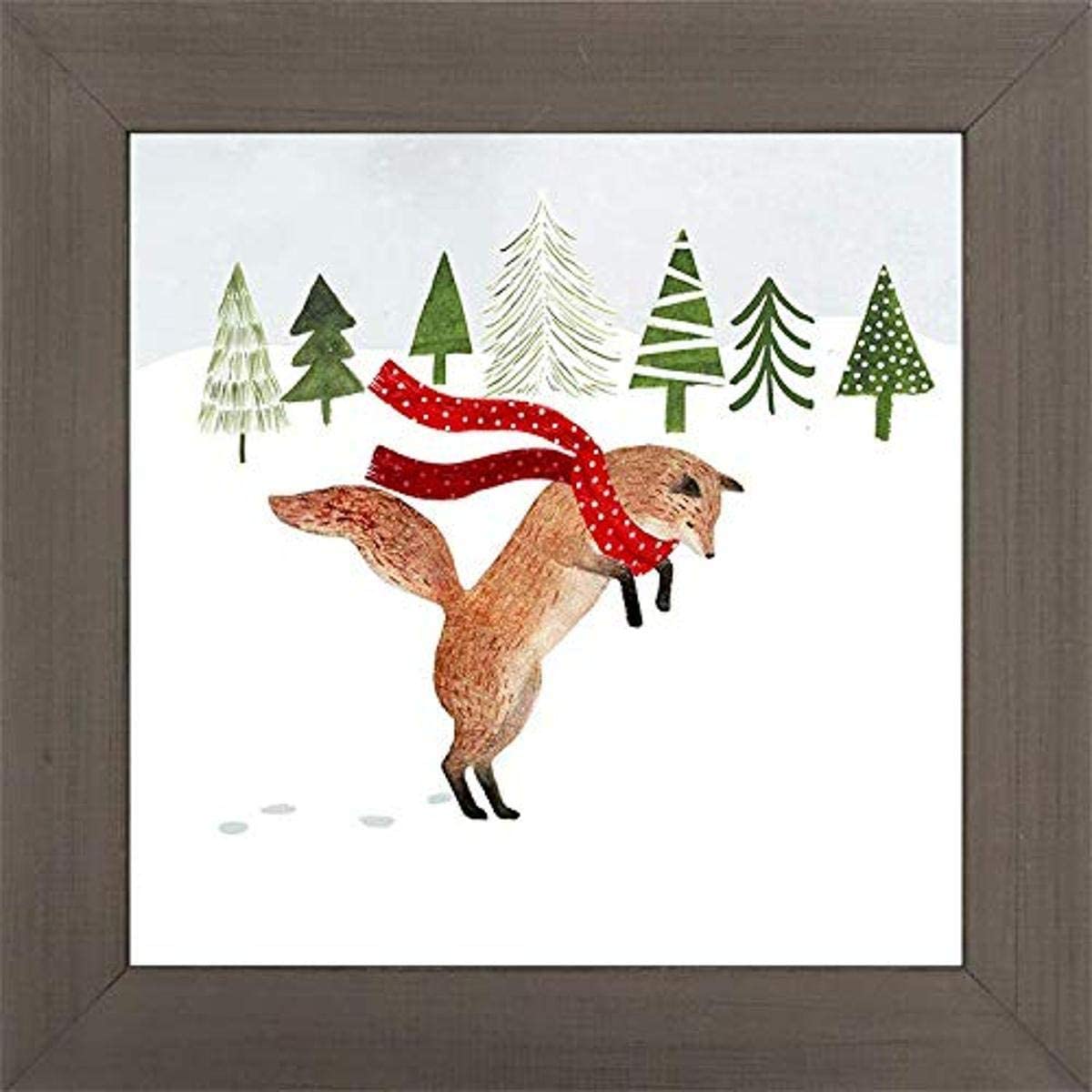 Picture of Artistic Reflections AR2006 13 x 13 in. Framed Art Print - Woodland Christmas - Fo x