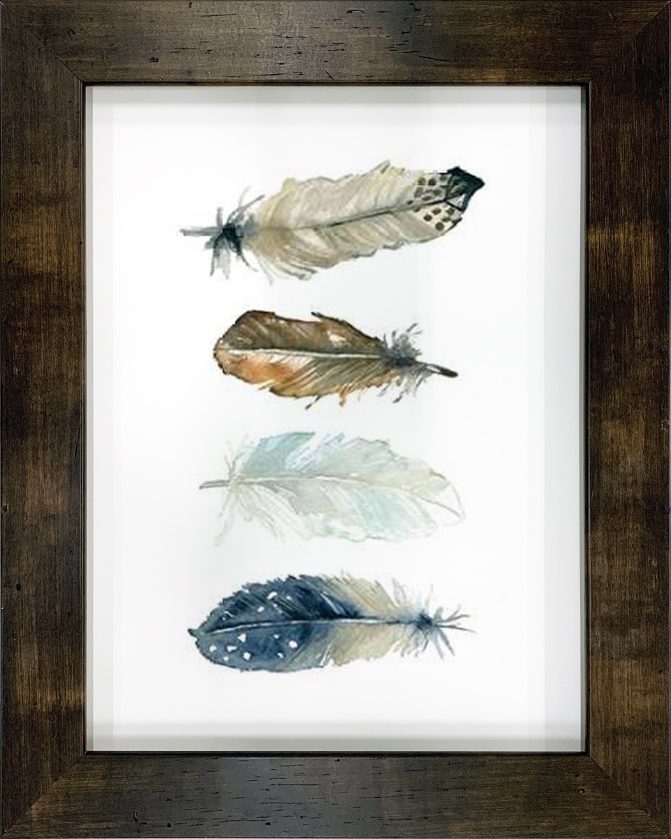 Picture of Artistic Reflections AR2207 16 x 20 in. Feather Collection Framed Art