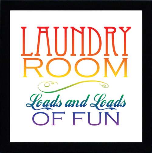 Picture of Artistic Reflections AR157 12 x 12 in. Laundry Room Inspirational Typography Art Print