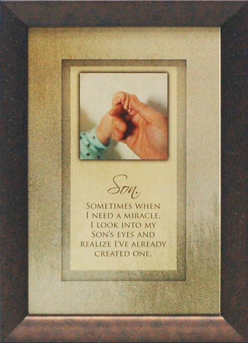 Picture of Artistic Reflections AR715 10 x 14 in. Son Sometimes When I Need A Miracle Framed Inspirational Art Print