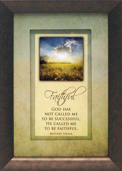 Picture of Artistic Reflections AR729 10 x 14 in. God Has Not Called Me To Be Successful Framed Inspirational Art Print