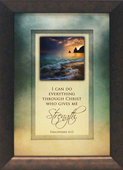 Picture of Artistic Reflections AR731 10 x 14 in. I Can Do Everything Through Christ Framed Inspirational Art Print