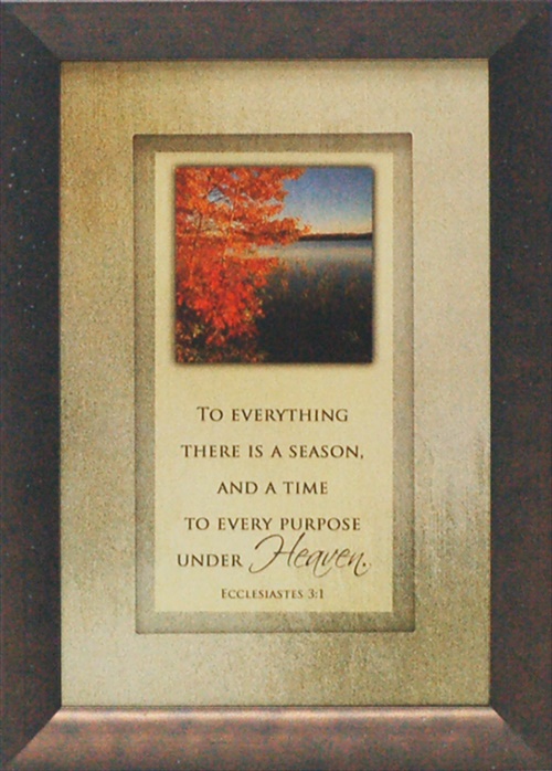 Picture of Artistic Reflections AR732 10 x 14 in. To Everything There Is A Season Framed Inspirational Art Print
