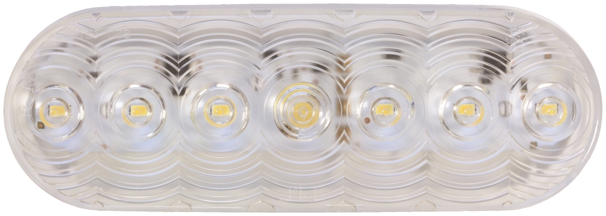Peterson Manufacturing V821KC-7 9-16V LED Back Up Light, Clear - Oval
