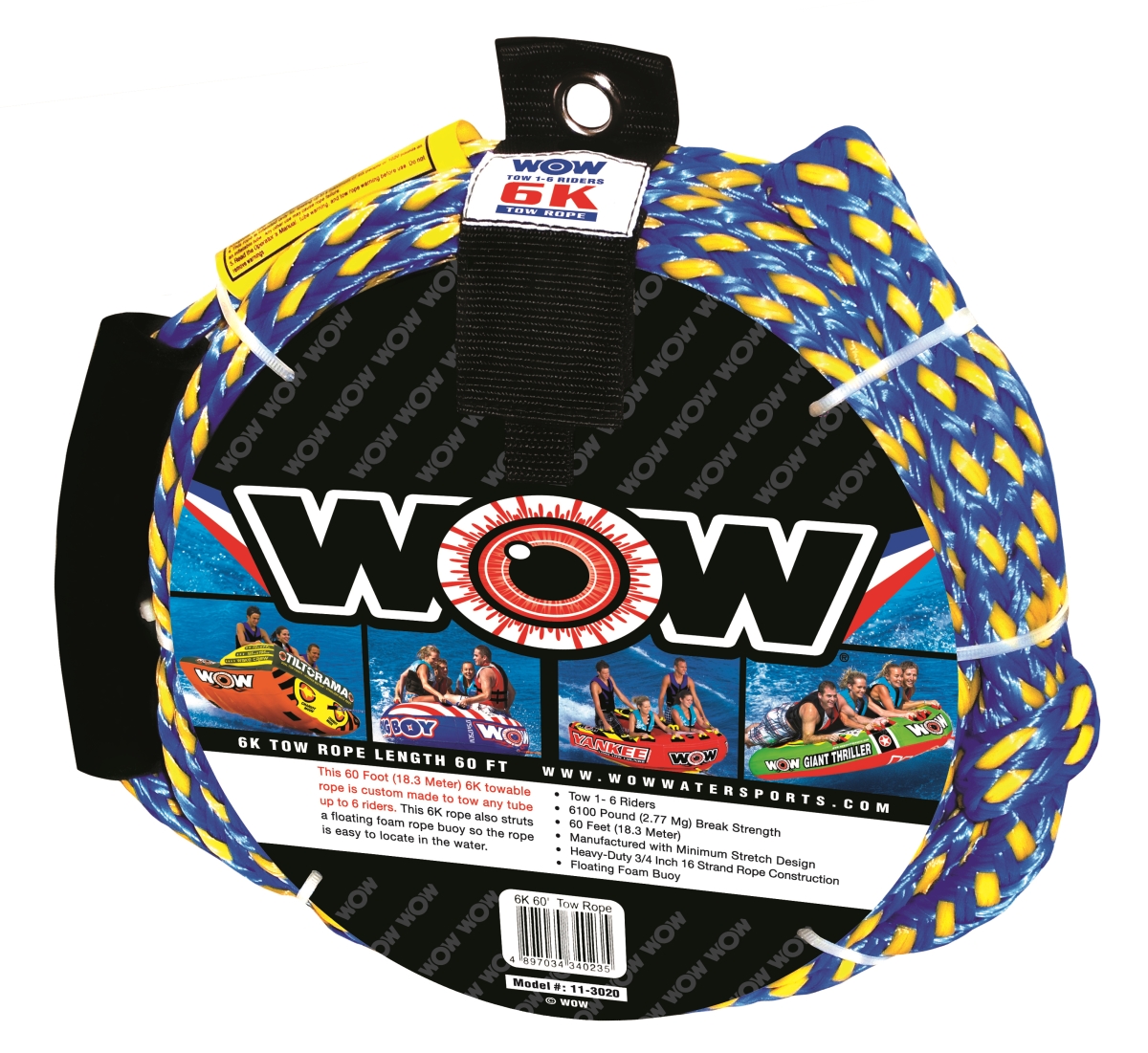 11-3020 60 ft. 6K Tow Rope