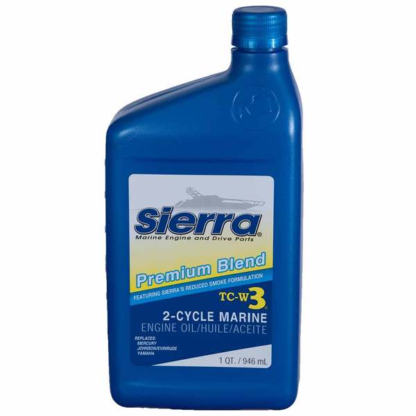 Sierra TC-W3 2 Stroke Conventional Marine Engine Oil, 1 Quart | by West Marine