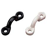 3004.3715 0.37 in. Eye Strap, White - Pack of 5