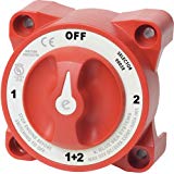 Blue Sea Systems 4-Position Compact Battery Switch Off/1/Both/2 Alt. Field Disc. | by West Marine