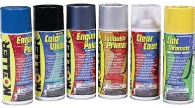 025814 Yamaha Engine Paint - Blue & Gray